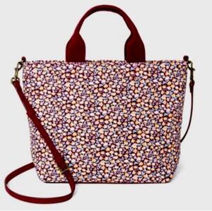 Floral Rowan Tote Crossbody Cereza Color